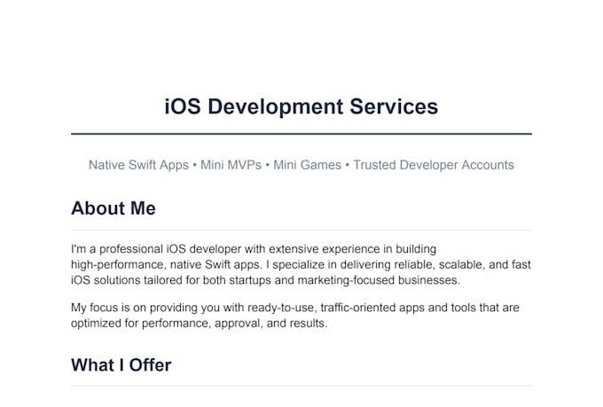 develop custom ios apps using swiftui and xcode